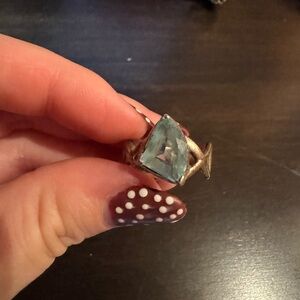 Elegant Blue Gemstone Ring